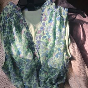 Floral Alice in Wonderland Maxi dress